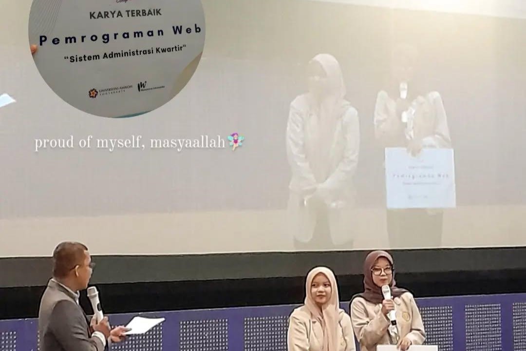 Karya terbaik kategori Website KKL MI
